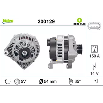 Alternateur VALEO OEM YLE500180
