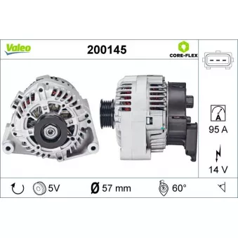 Alternateur VALEO OEM 12312245576