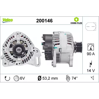 Alternateur VALEO OEM 028903029MX