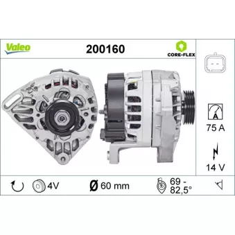 Alternateur VALEO OEM 7700427880
