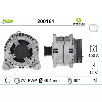 Alternateur VALEO 200161
