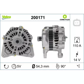 Alternateur VALEO OEM 2310000QA1
