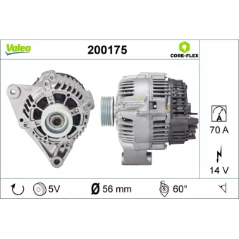 Alternateur VALEO OEM 57051J