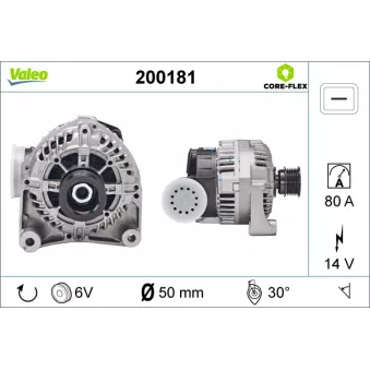 Alternateur VALEO OEM 12311744564