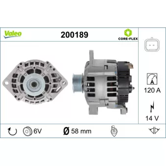 Alternateur VALEO OEM 4402600