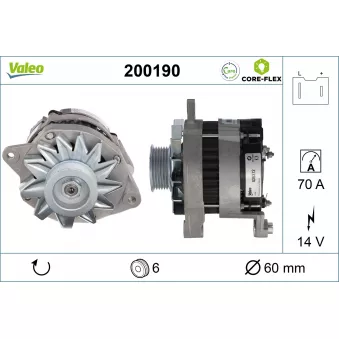 Alternateur VALEO OEM 7701352045