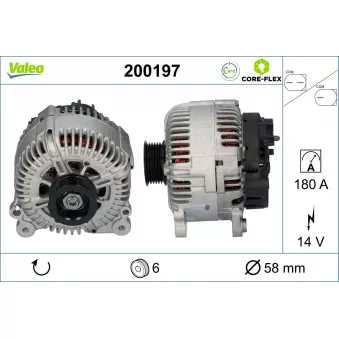 Alternateur VALEO 200197