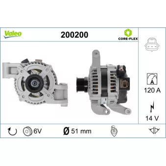 Alternateur VALEO OEM 3M5T10300LB