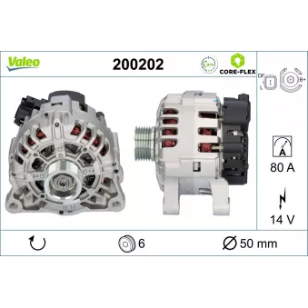 Alternateur VALEO OEM 5702K3