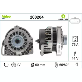 Alternateur VALEO OEM 7700870818