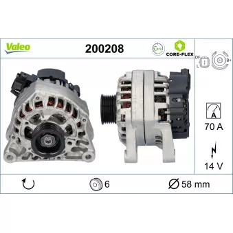 Alternateur VALEO OEM 5705KX
