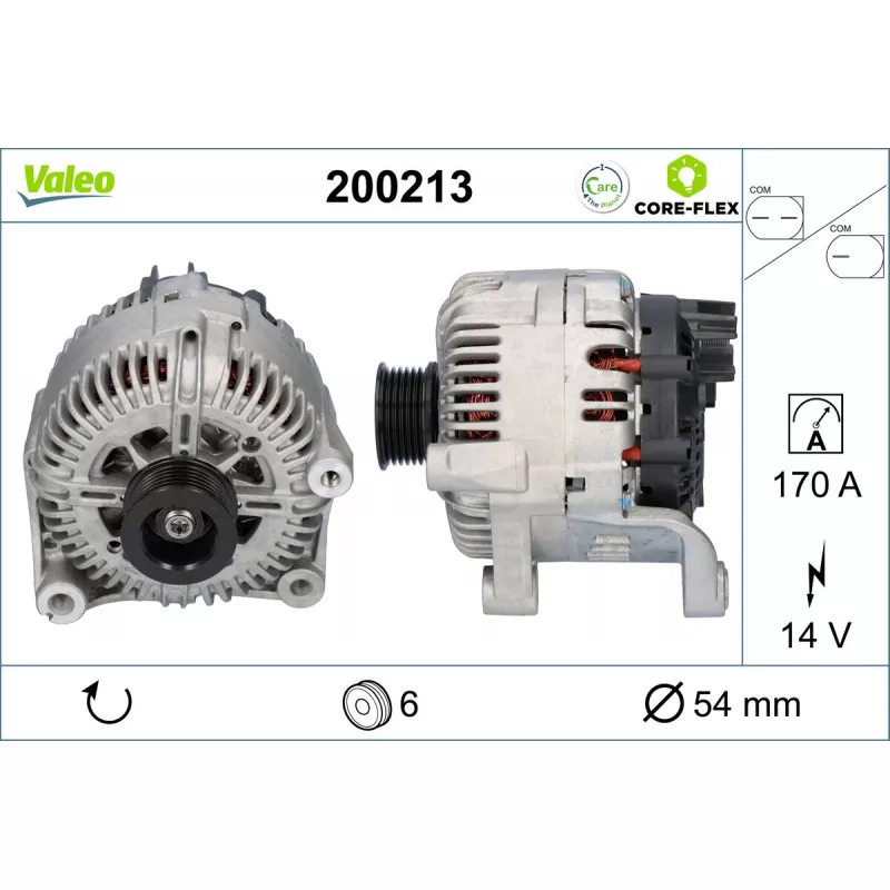 Alternateur VALEO 200213 - Visuel 1
