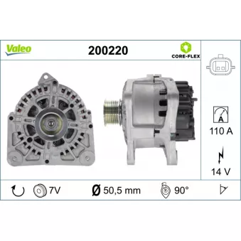 Alternateur VALEO OEM 7711368602