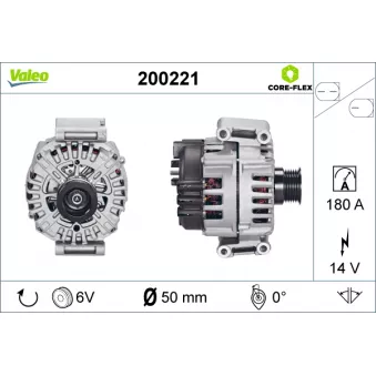 Alternateur VALEO OEM A0131543502