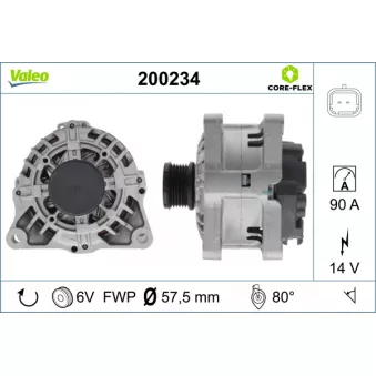 Alternateur VALEO OEM 5705KC