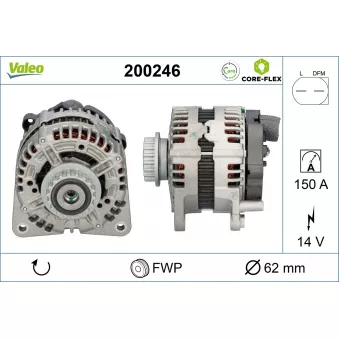Alternateur VALEO OEM 070903024A