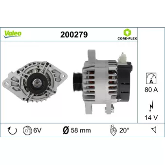 Alternateur VALEO OEM 270600Q020