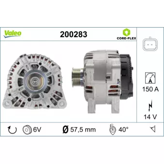 Alternateur VALEO OEM 57058G