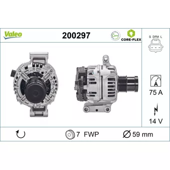 Alternateur VALEO OEM 4098414