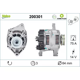 Alternateur VALEO OEM 7700424585