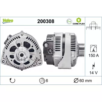 Alternateur VALEO OEM 5705Y4