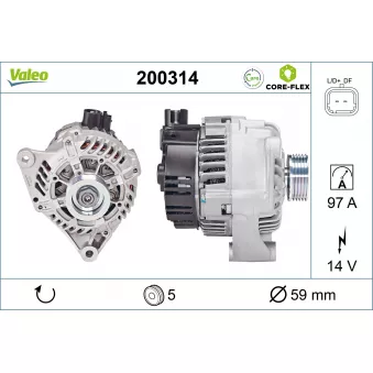 Alternateur VALEO OEM 5705GL