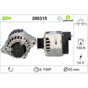 Alternateur VALEO OEM 93169259