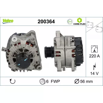 Alternateur VALEO 200364