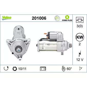 Démarreur VALEO OEM 02B911023DX