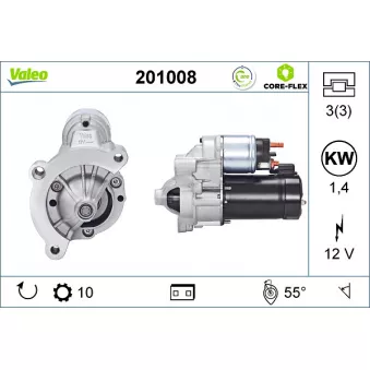 Démarreur VALEO OEM 5802W9