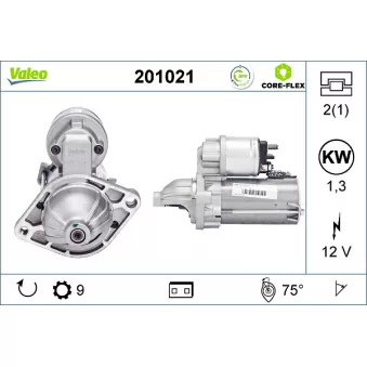 Démarreur VALEO OEM 6202071