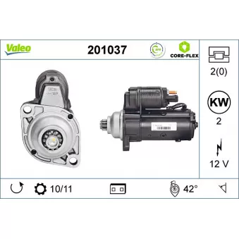 Démarreur VALEO OEM 02A911023R
