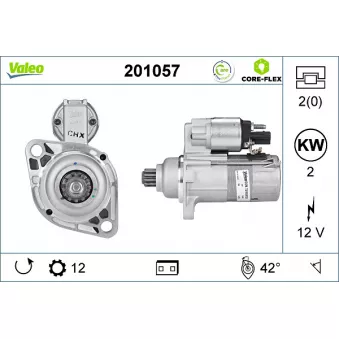 Démarreur VALEO OEM 02M911024PX