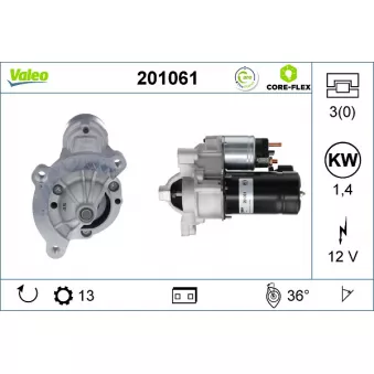 Démarreur VALEO OEM 5802FJ