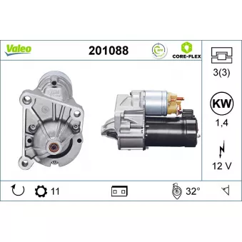 Démarreur VALEO OEM 7701499804