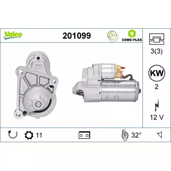 Démarreur VALEO OEM 7700113209