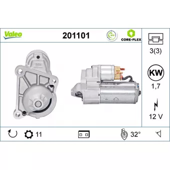 Démarreur VALEO OEM 7700865213