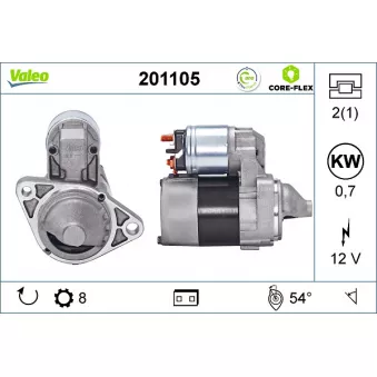 Démarreur VALEO OEM 233009F661EX