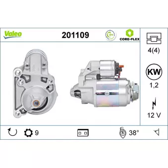 Démarreur VALEO OEM 7700854954