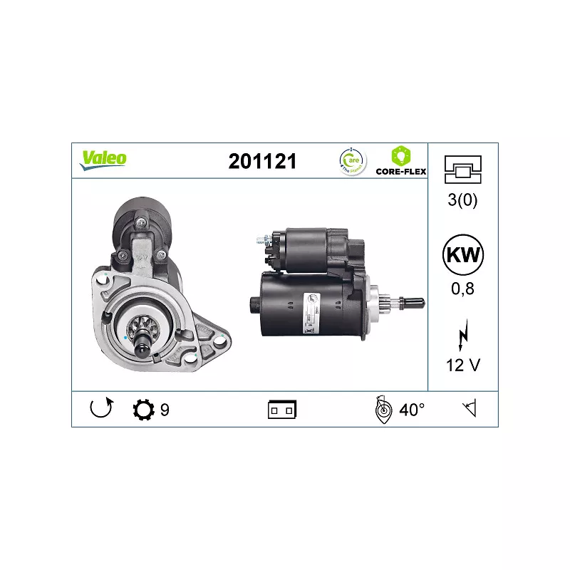 Démarreur VALEO 201121 - Visuel 1