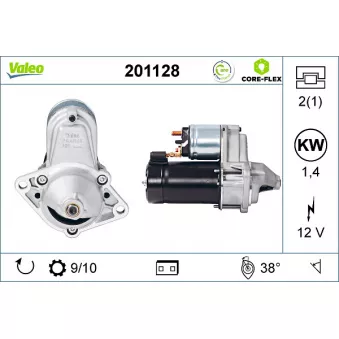 Démarreur VALEO OEM 1202010