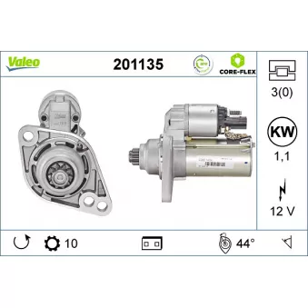 Démarreur VALEO OEM 02Z911023GX