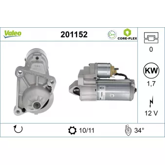 Démarreur VALEO OEM 7701351392