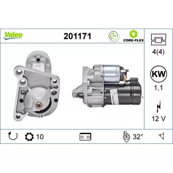 Démarreur VALEO OEM 7711134260