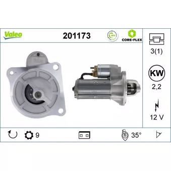 Démarreur VALEO OEM 42498678