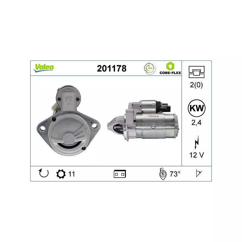 Démarreur VALEO 201178 - Visuel 1