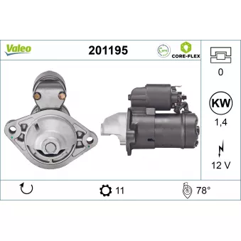 Démarreur VALEO OEM 8971502040