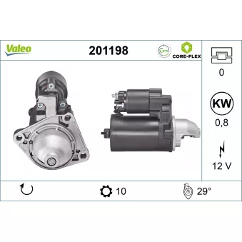 Démarreur VALEO OEM 1088650
