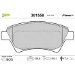 VALEO 301558 - Jeu de 4 plaquettes de frein avant