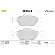 VALEO 301564 - Jeu de 4 plaquettes de frein avant